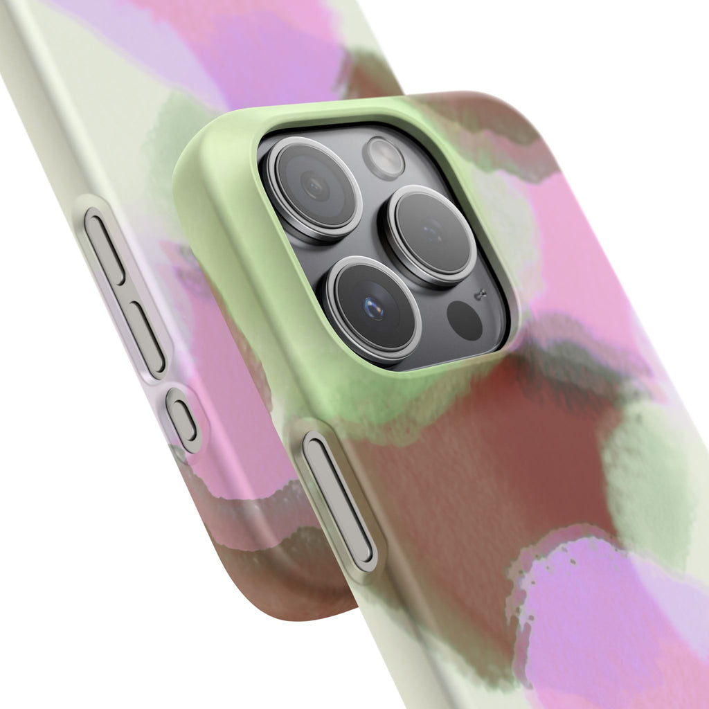 Abstract Pastel Camouflage Snap Phone Case