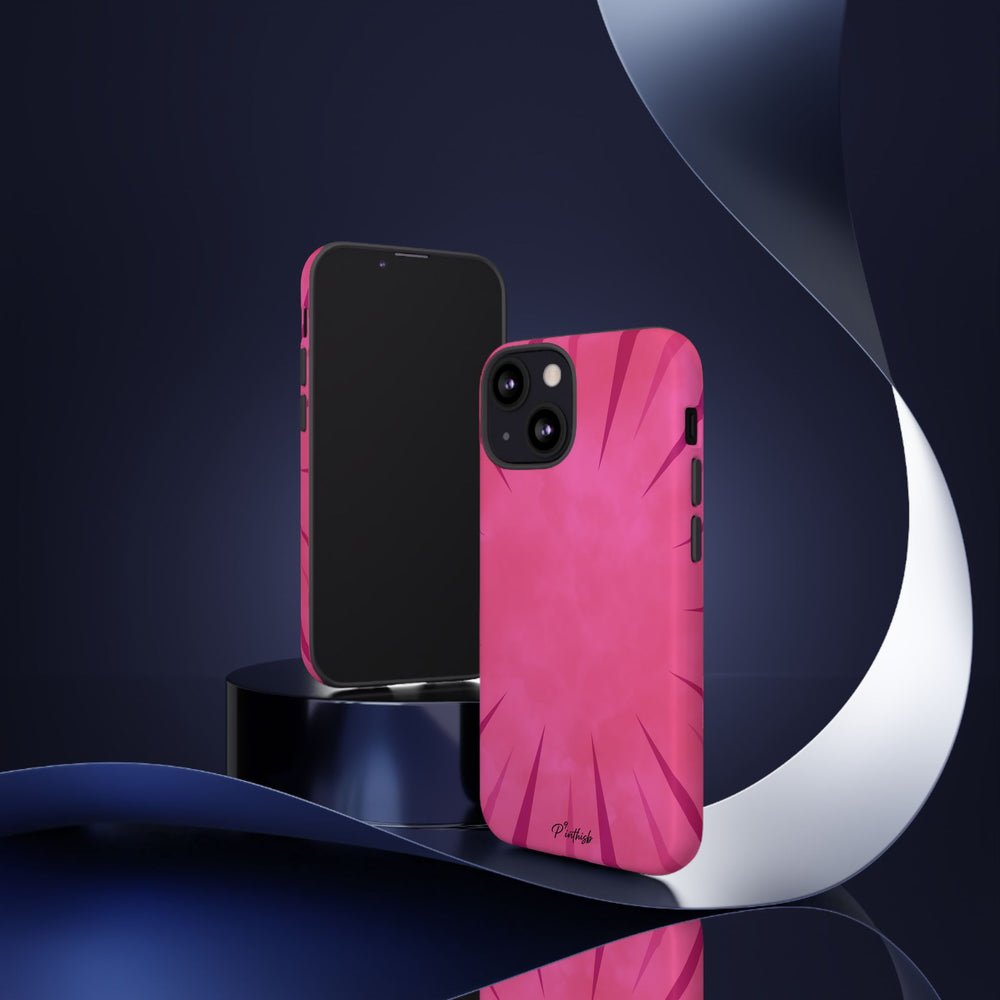 Pink Burst Tough Phone Case