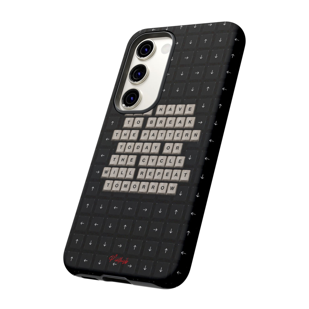 "Break the pattern" Keyboard Tough Case