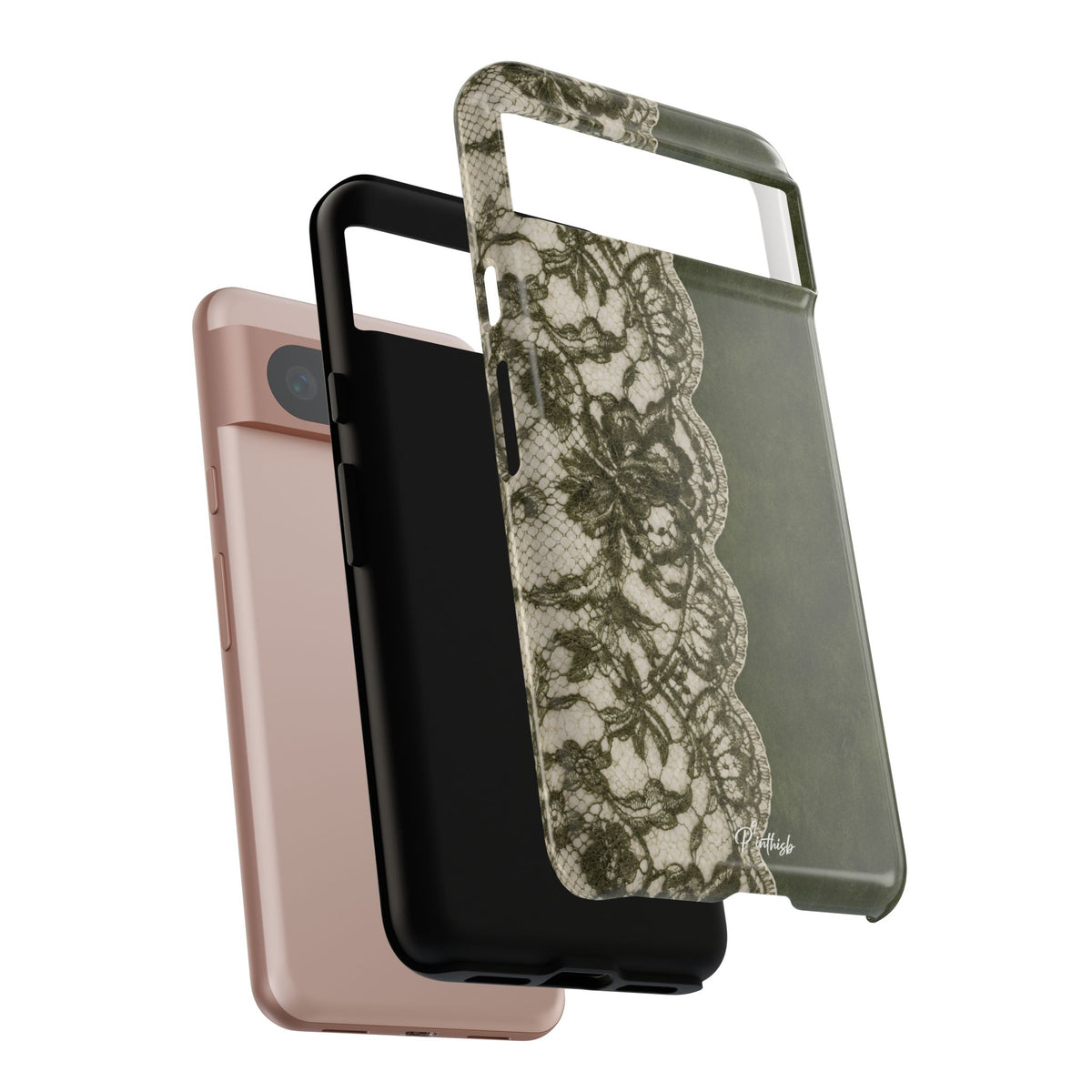 Olive Lace Tough Case
