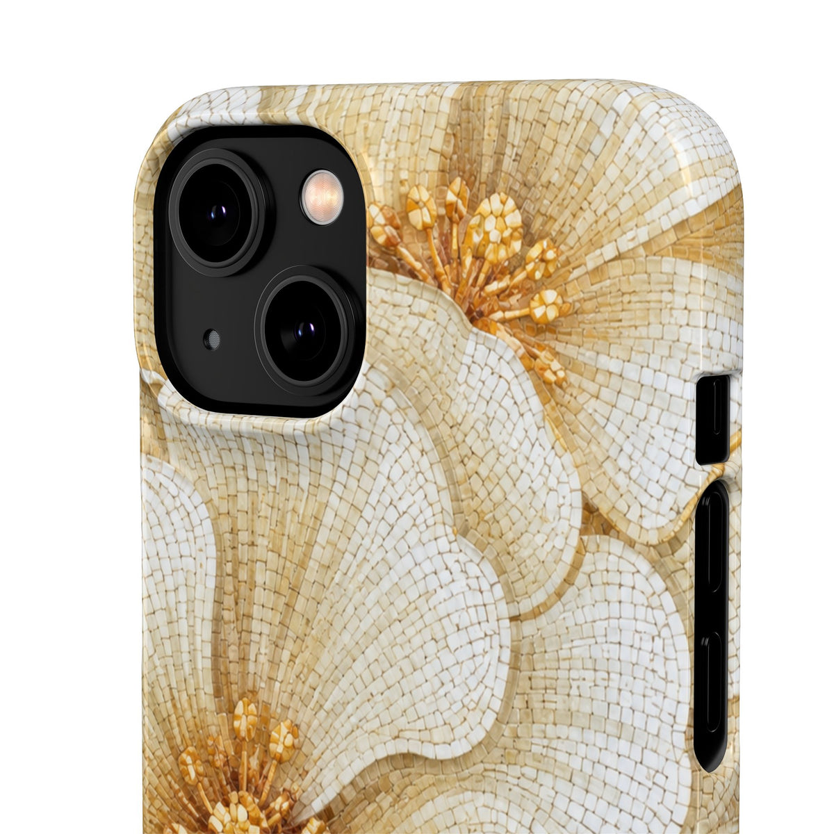 Floral Gold Bloom Snap Case