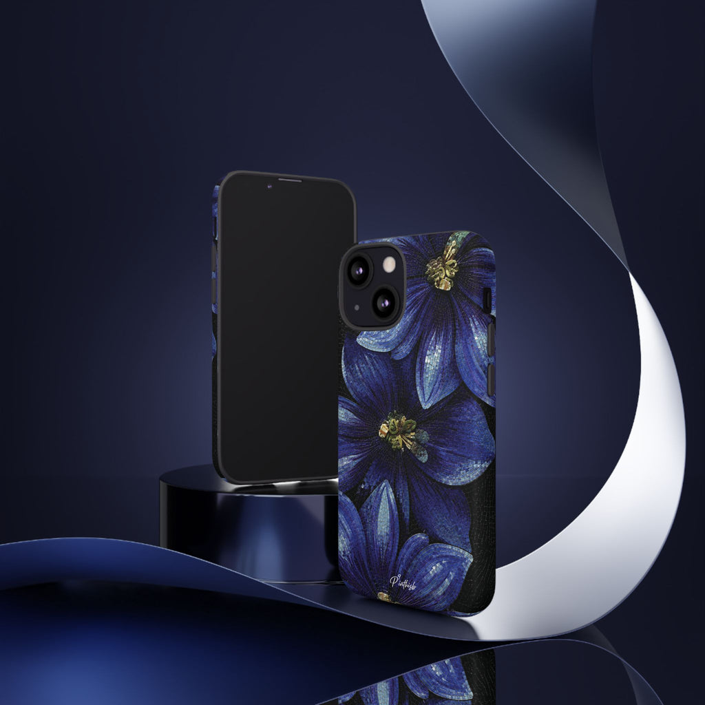 Blue Floral Tough Case