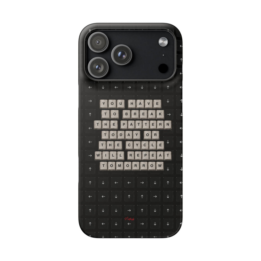 "Break the pattern" Keyboard Snap Case