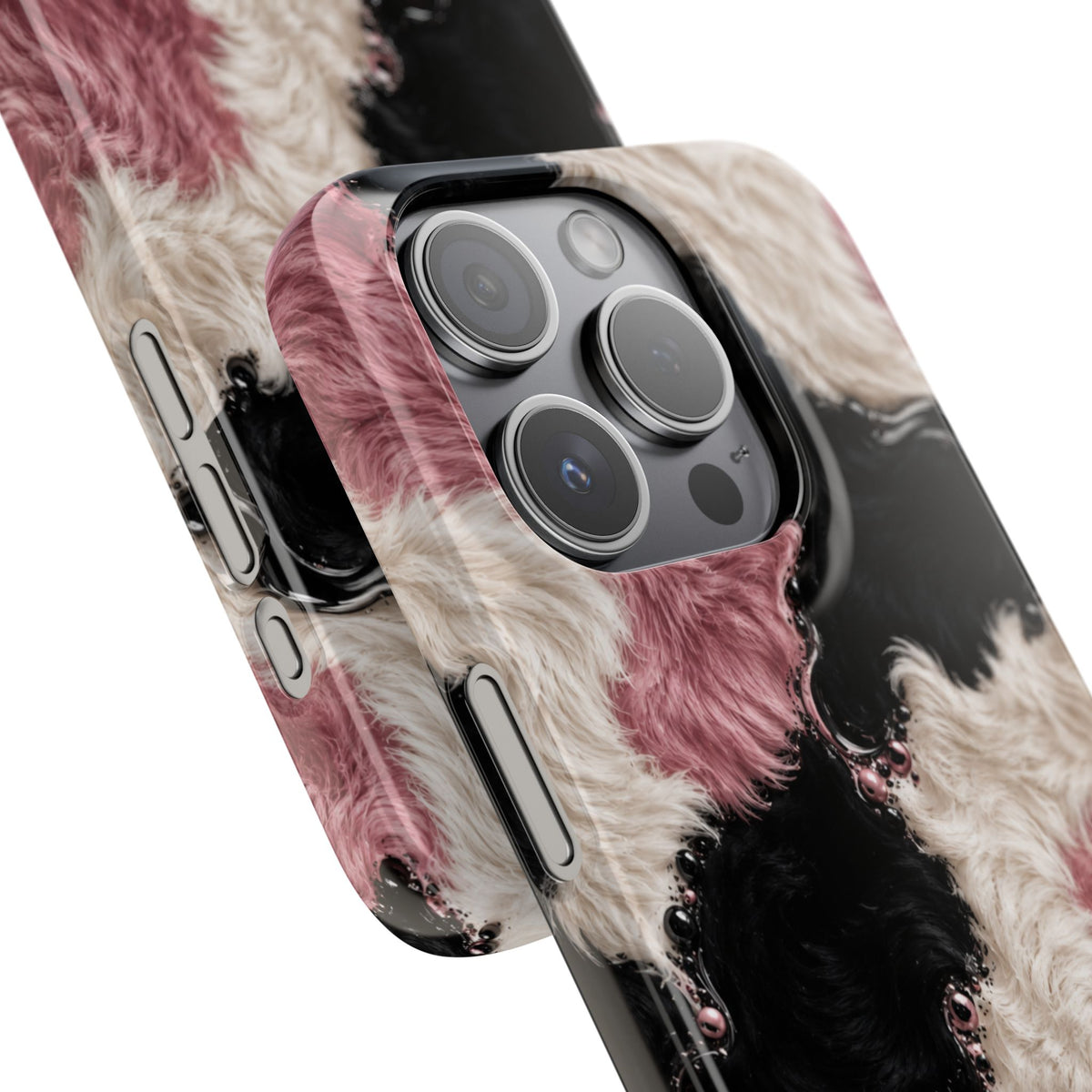 Cow Print Swirl Snap Case