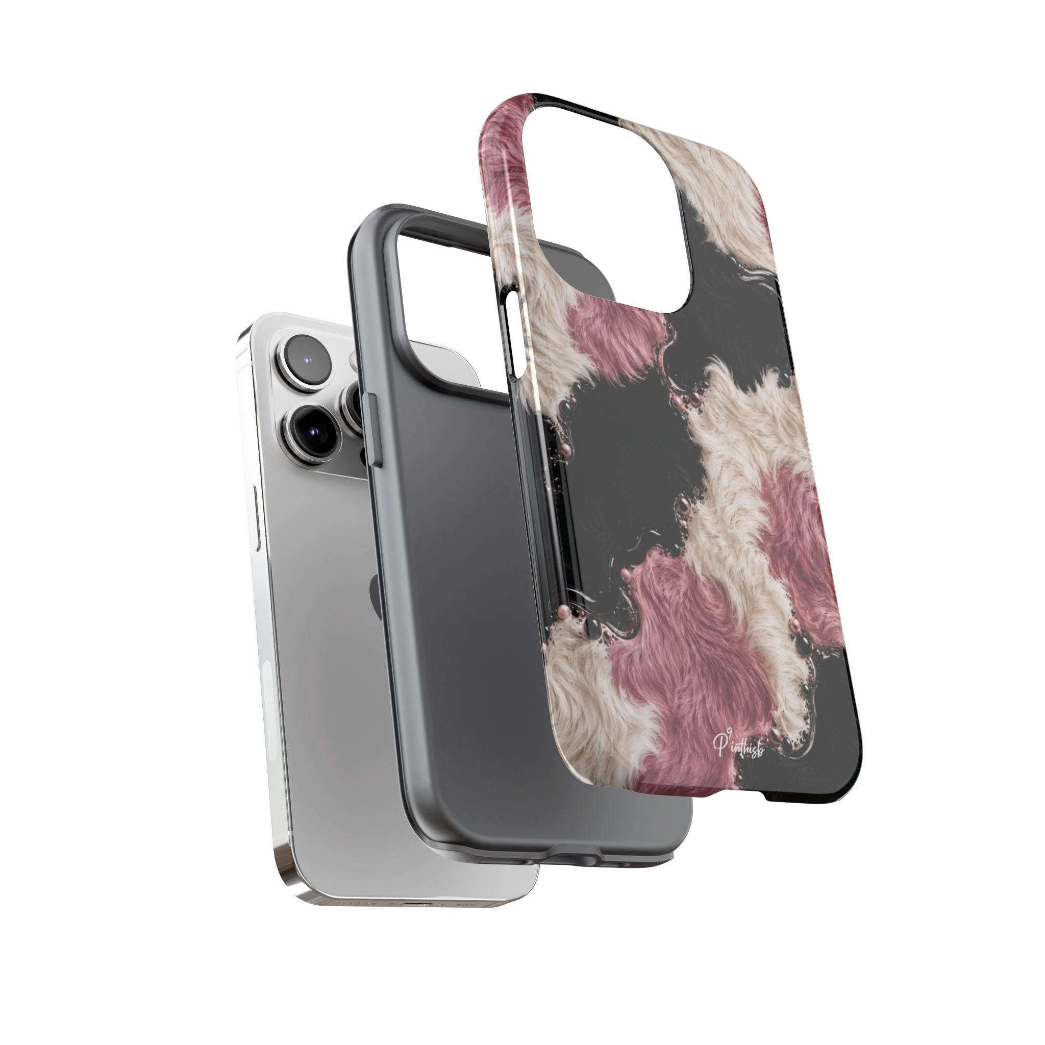 Cow Print Swirl Tough Case