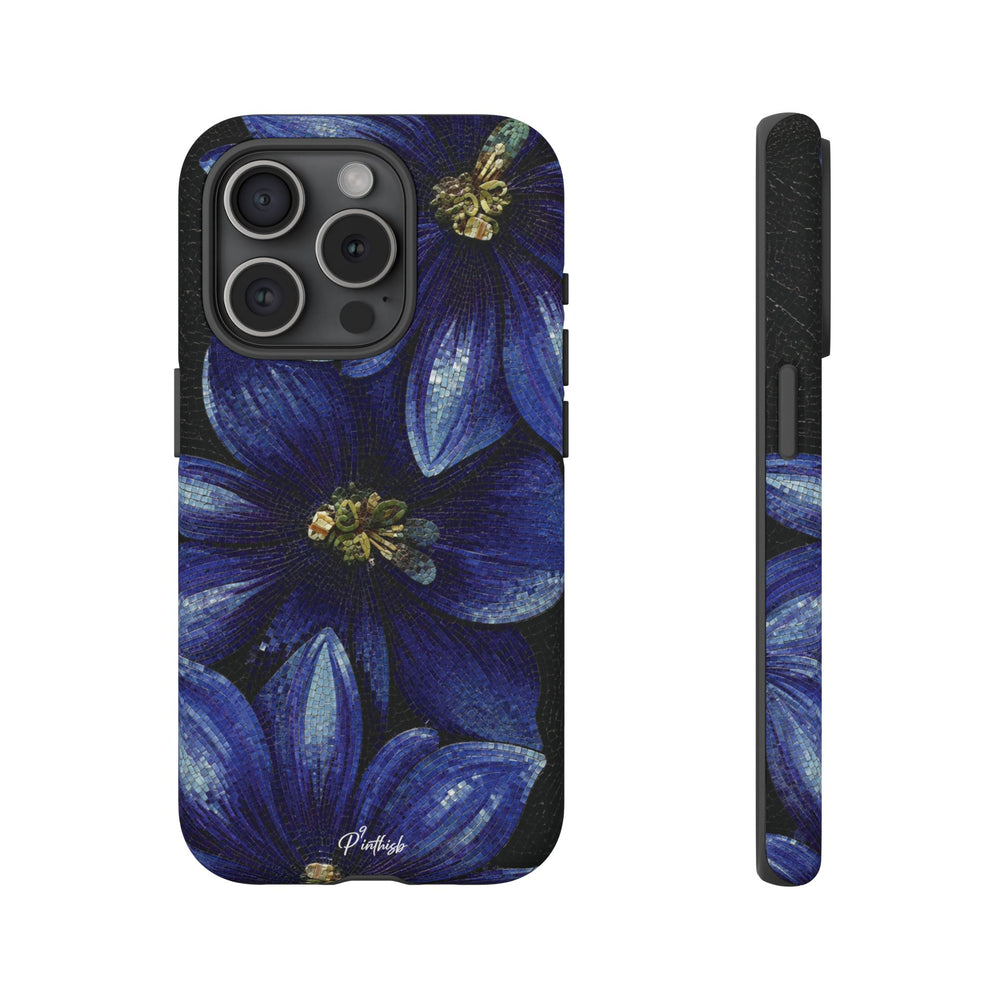 Blue Floral Tough Case