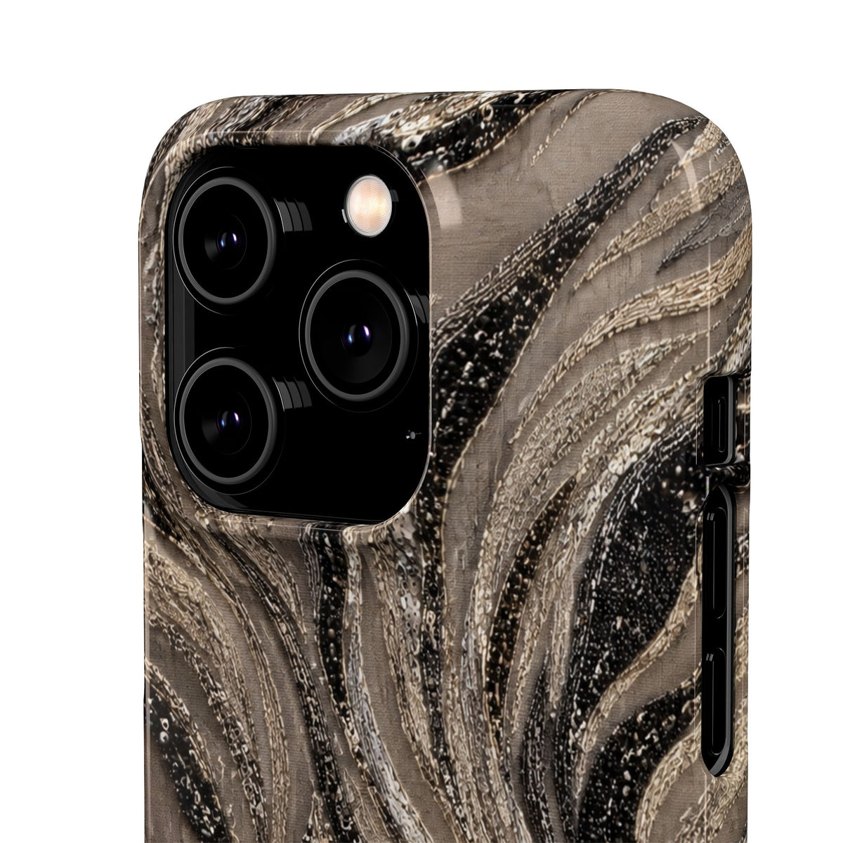 Neutral Swirl Protective Snap Case
