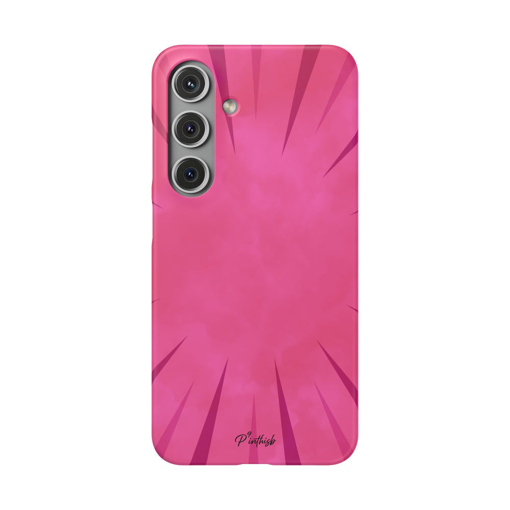 Pink Burst Snap Phone Case