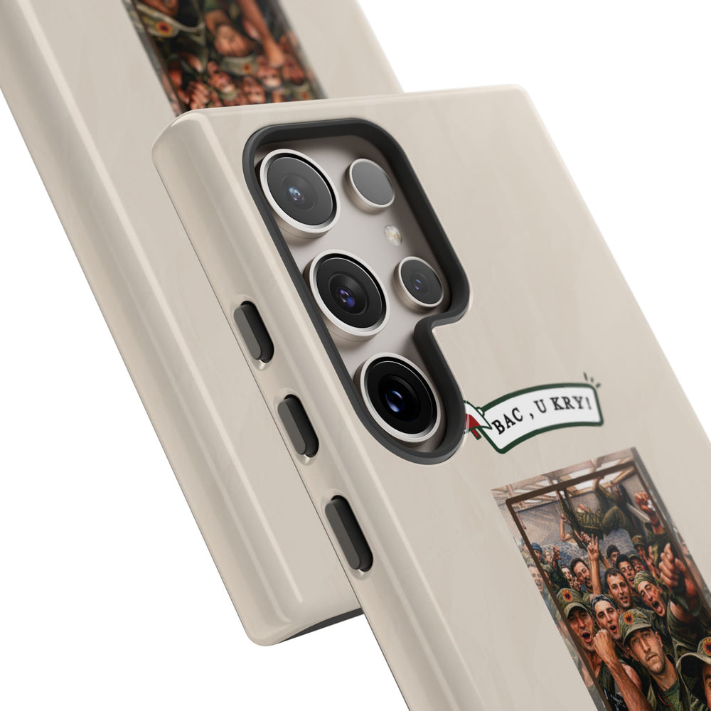 "BAC, U KRY!" Albanian Tough Phone Case