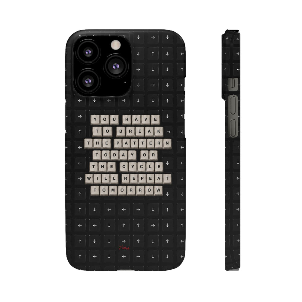 "Break the pattern" Keyboard Snap Case
