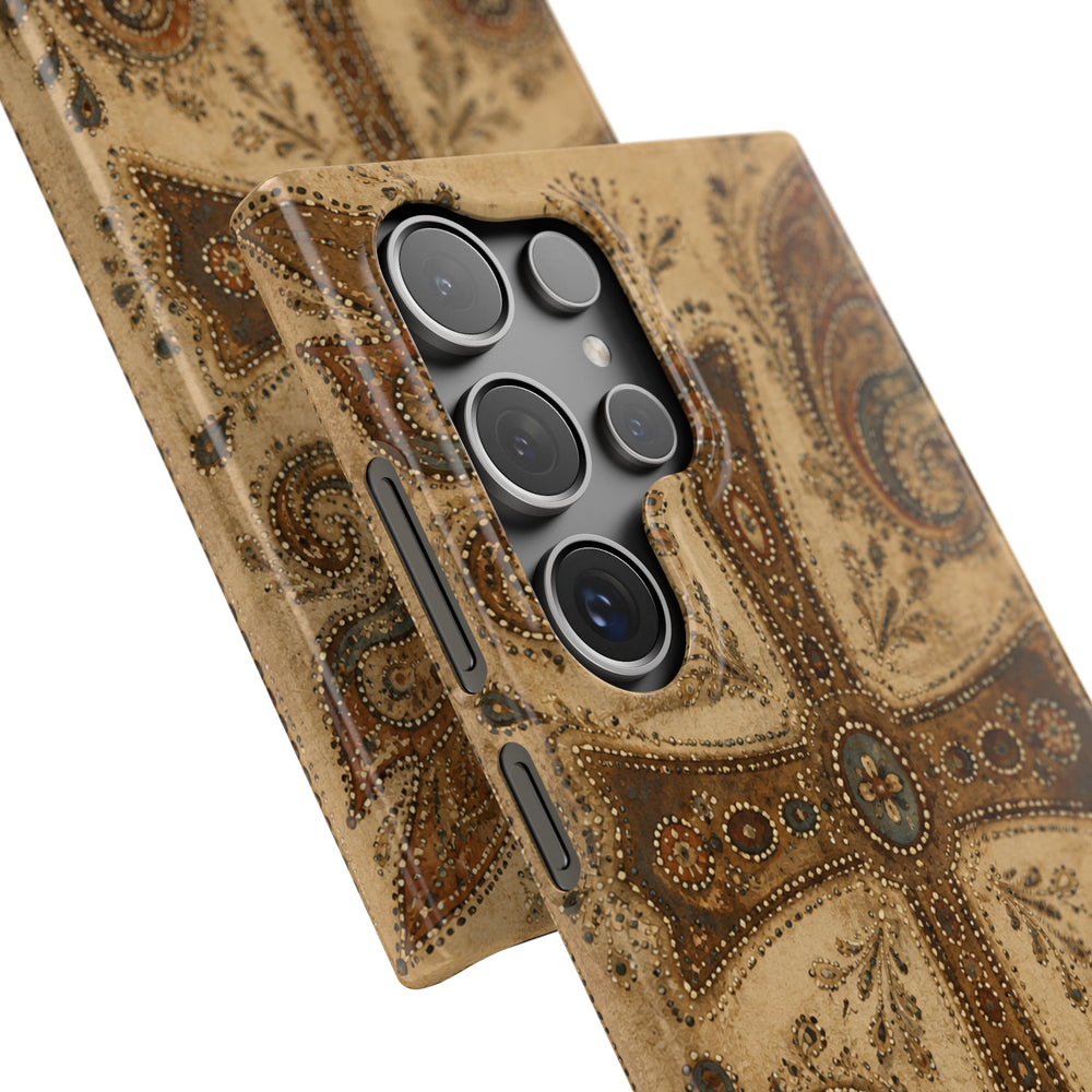 Cross Paisley Snap Case