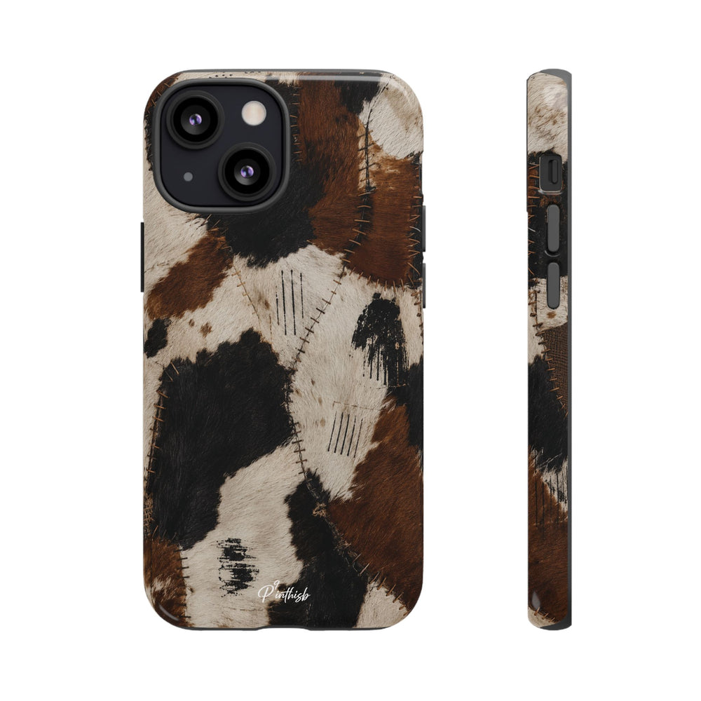 Brown & Black Animal Print Tough Case