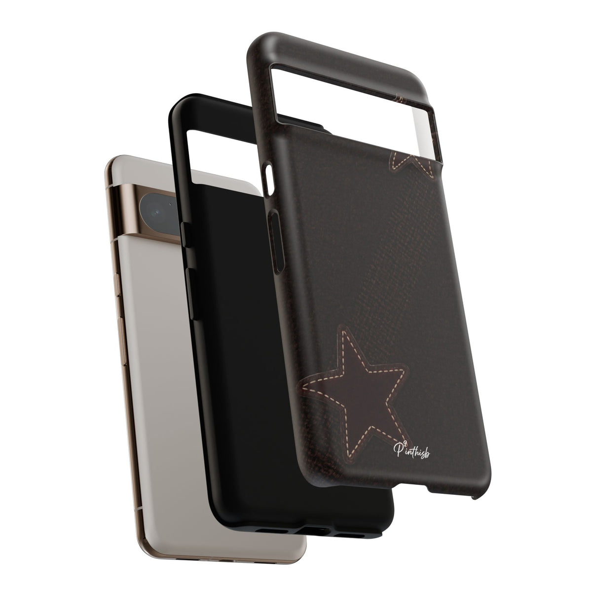 Rustic Stitched Star Phone Case