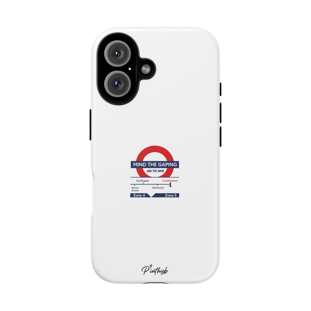 "Mind the Gaping" London Tube Parody Phone Case