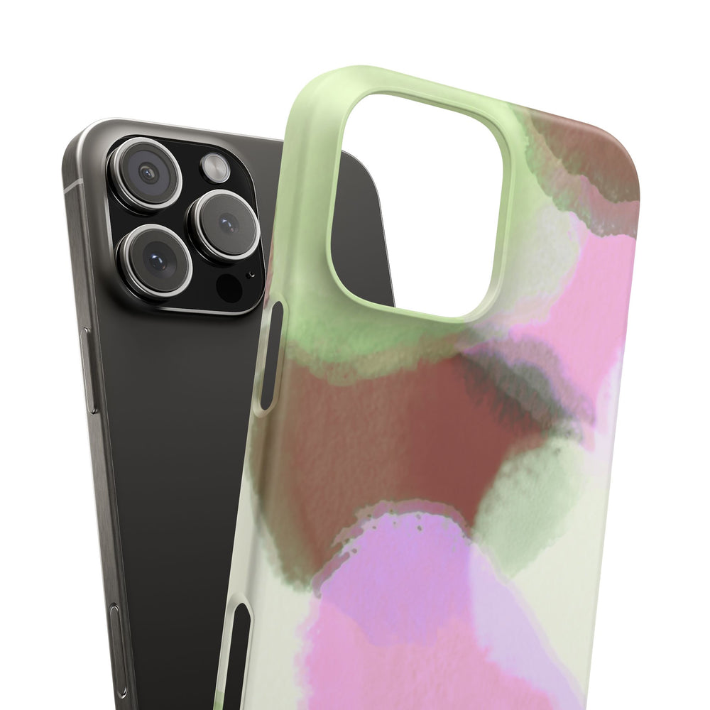 Abstract Pastel Camouflage Snap Phone Case