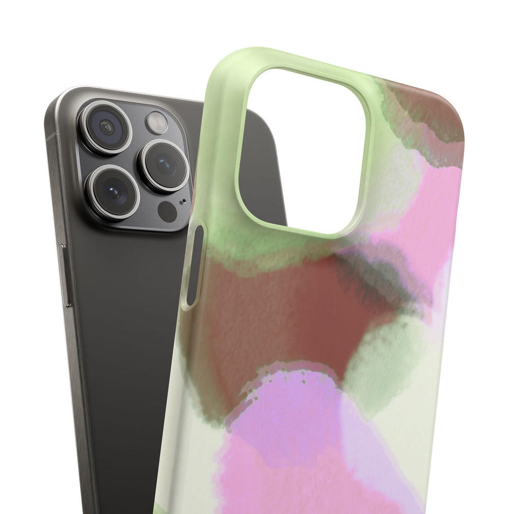 Abstract Pastel Camouflage Snap Phone Case