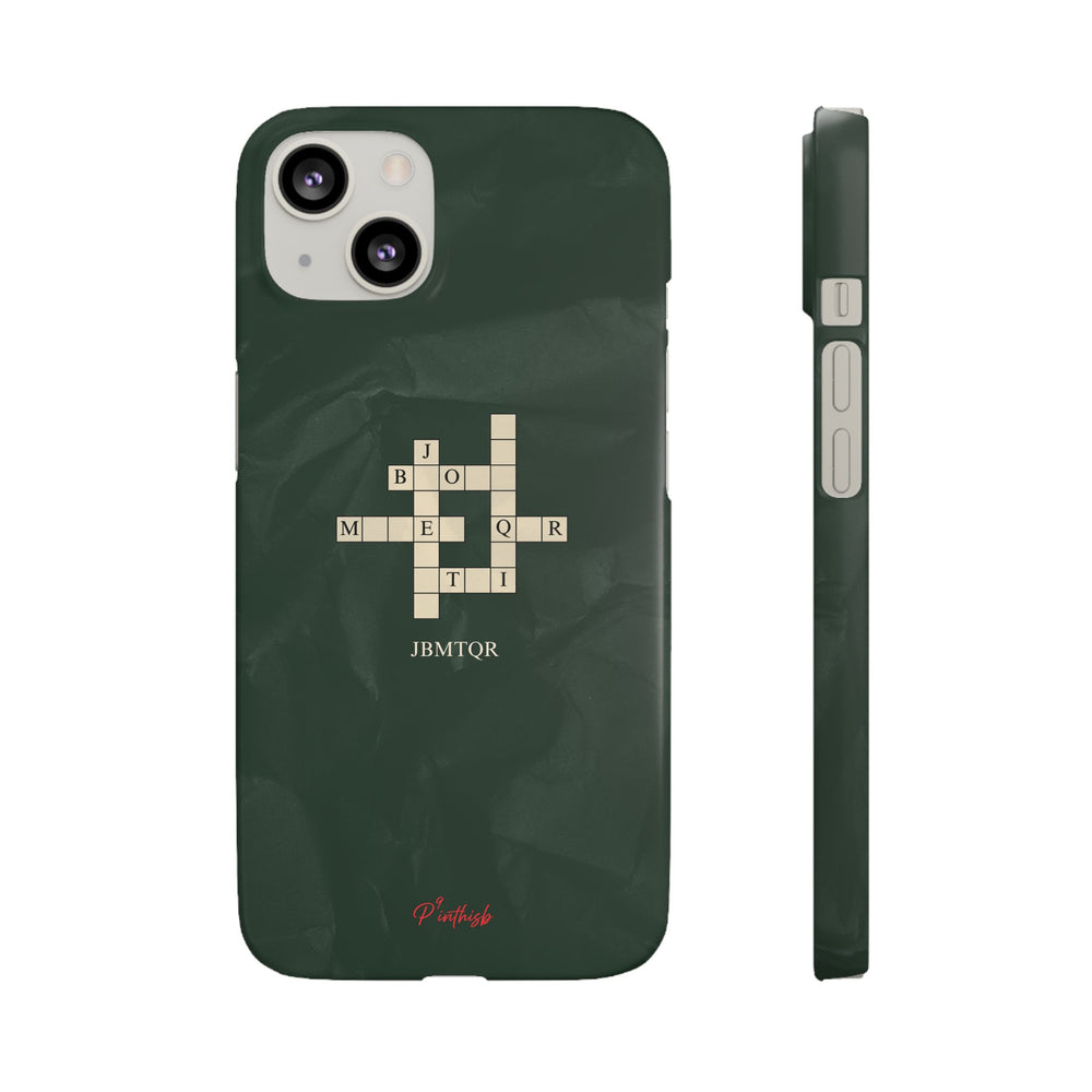 "JBMTQR crossword" Snap Phone Case