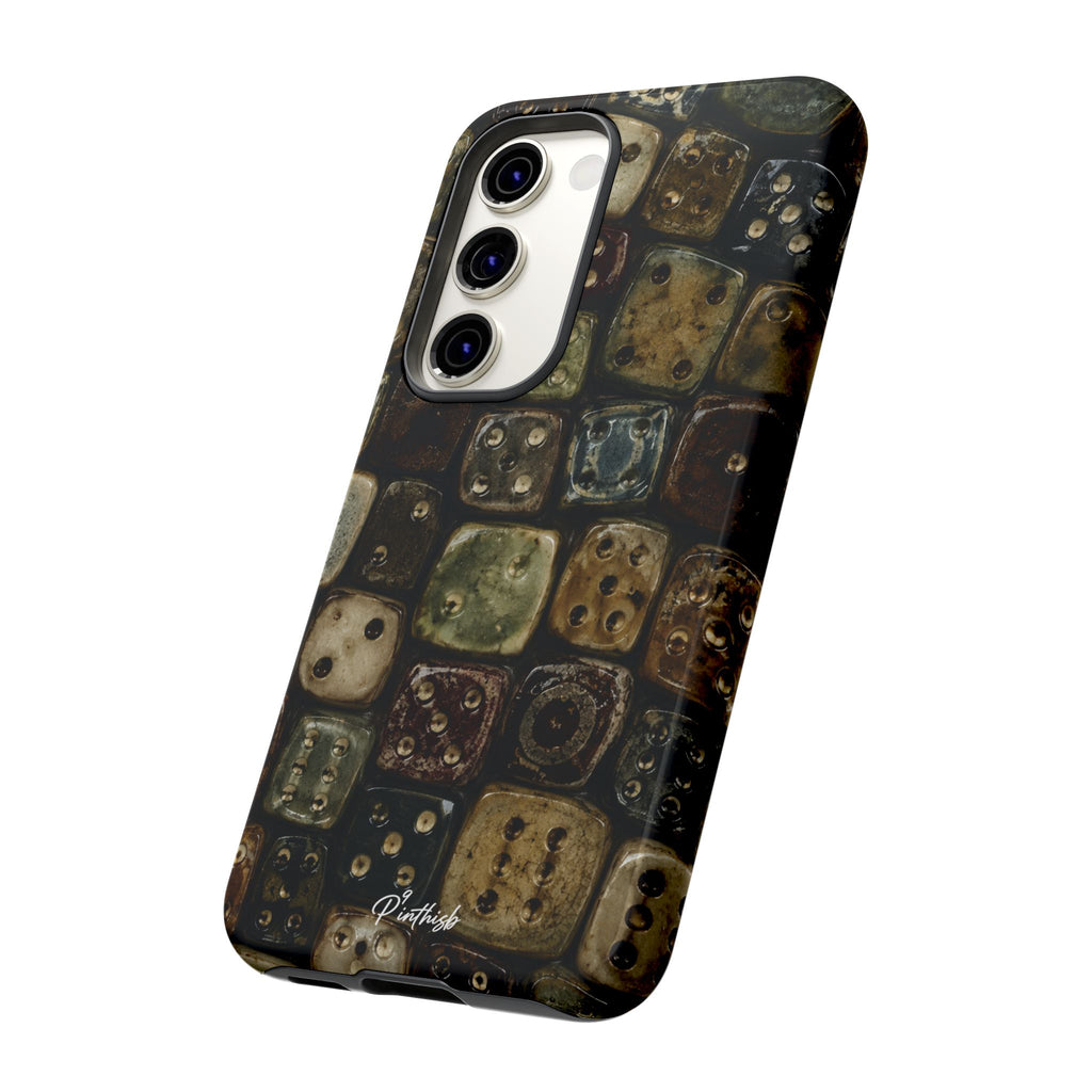 Vintage Dice Tile Phone Case