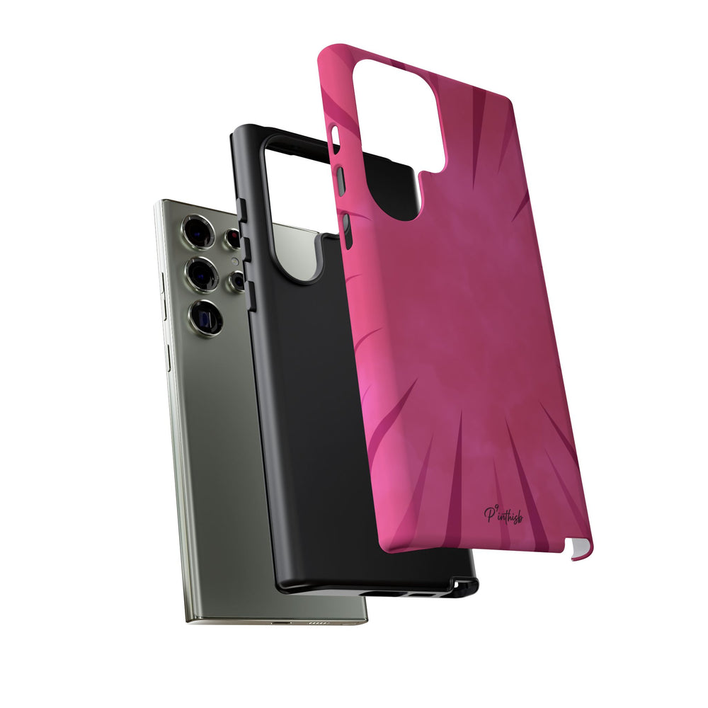 Pink Burst Tough Phone Case