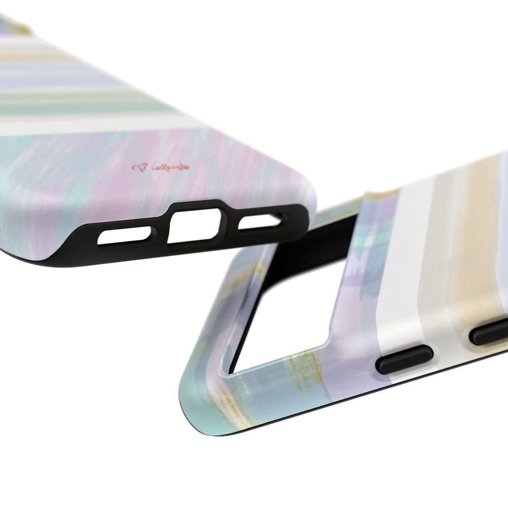 Pastel Stripe Tough Phone Case