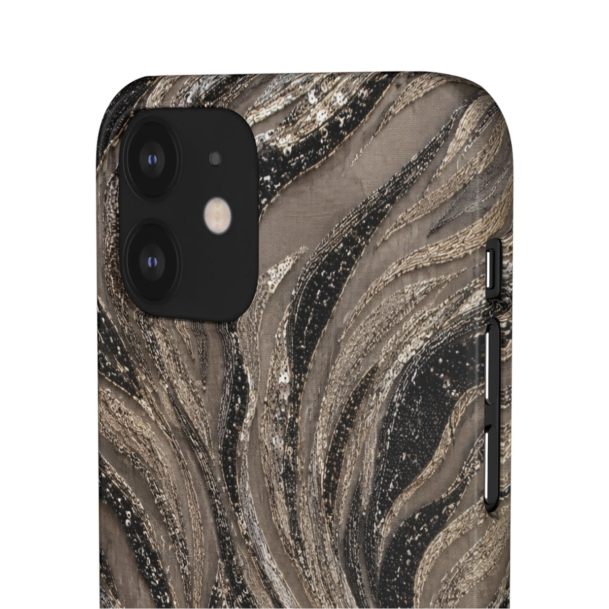 Neutral Swirl Protective Snap Case