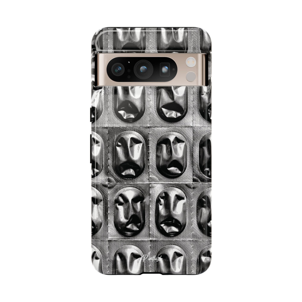 Metallic Mask Grid Tough Case