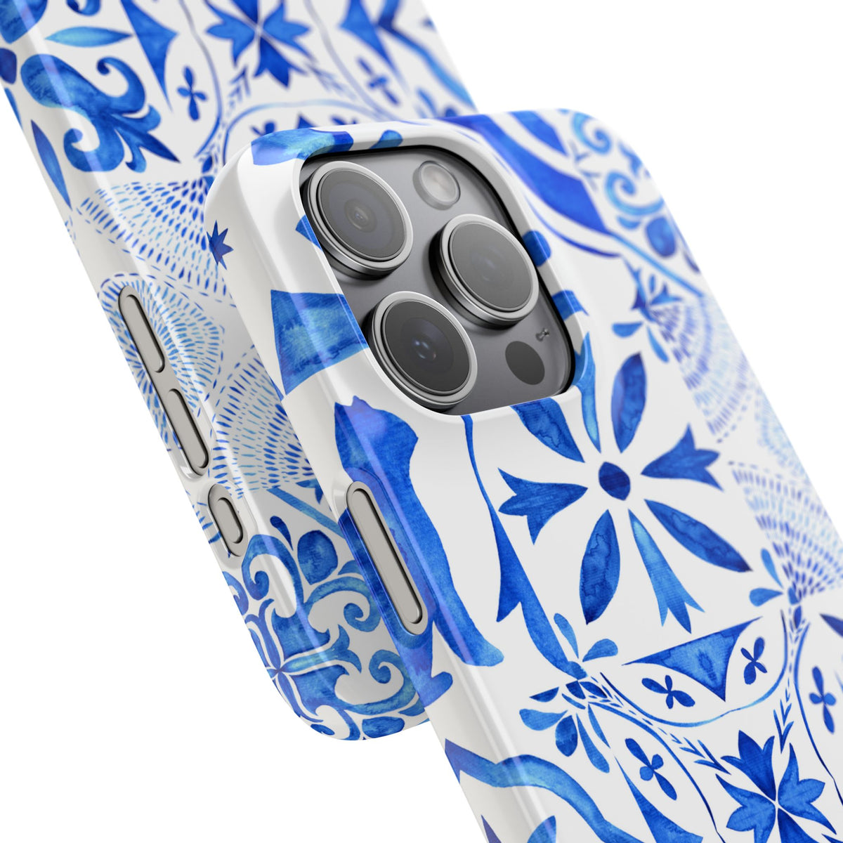 Blue Tile Pattern Snap Phone Case