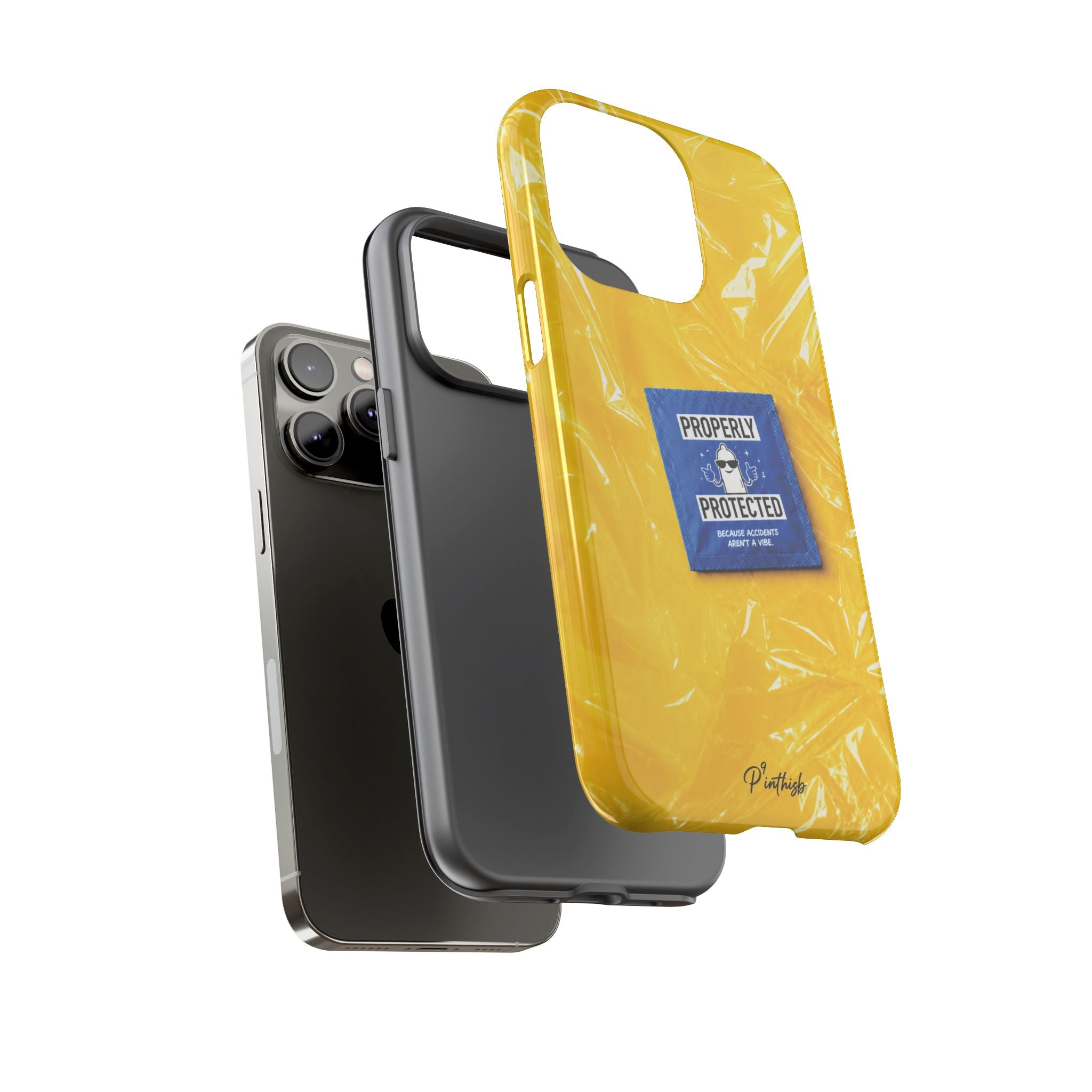 "Properly Protected" Graphic Phone Case