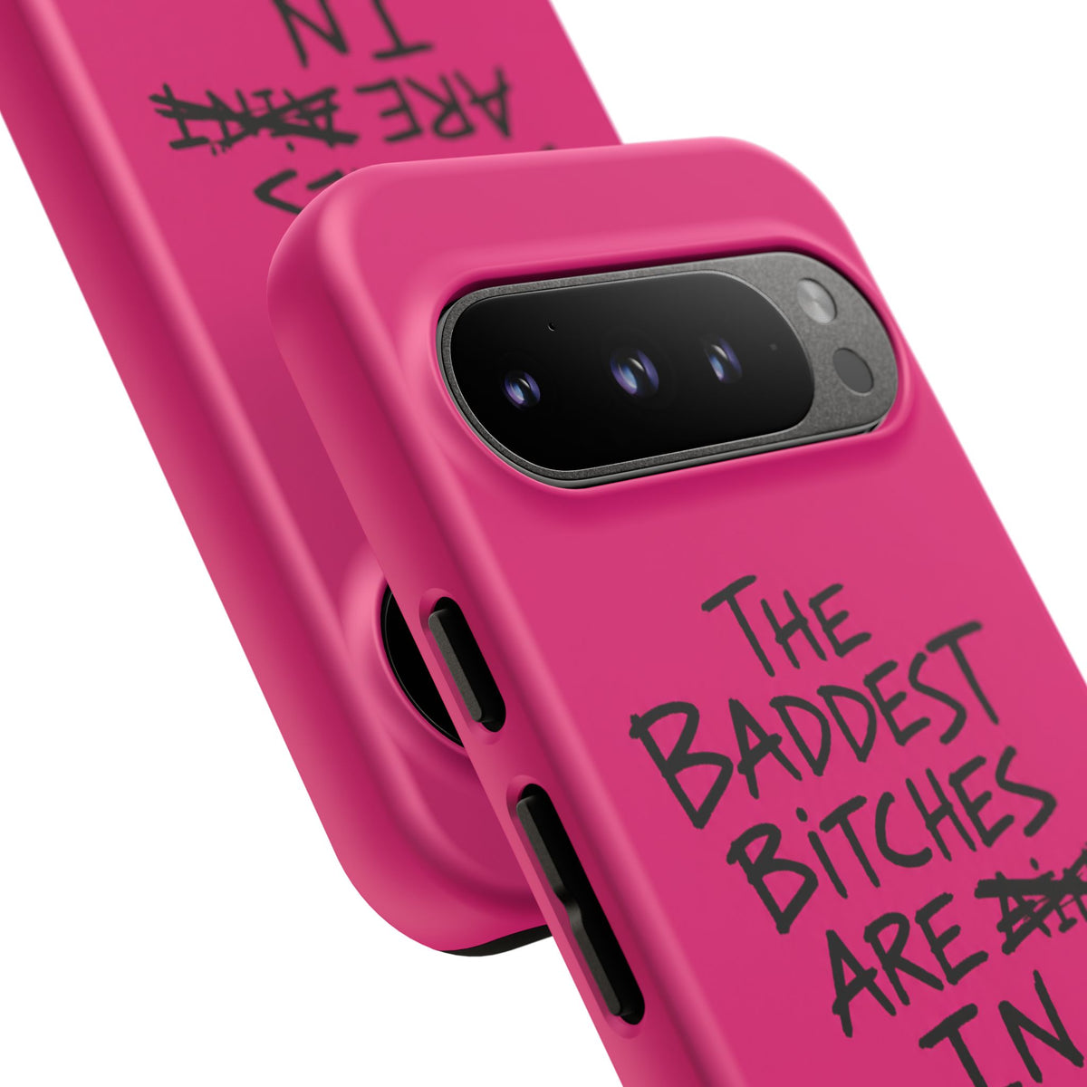 "The Baddest B*tches Are In Kukës" Hot Pink Case