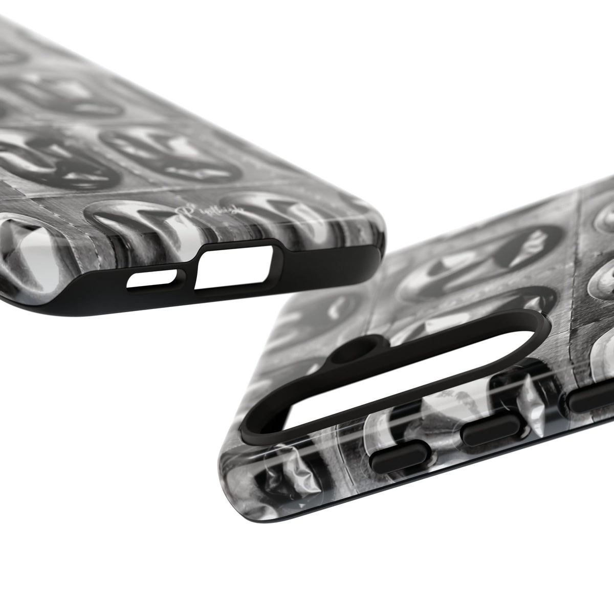 Metallic Mask Grid Tough Case