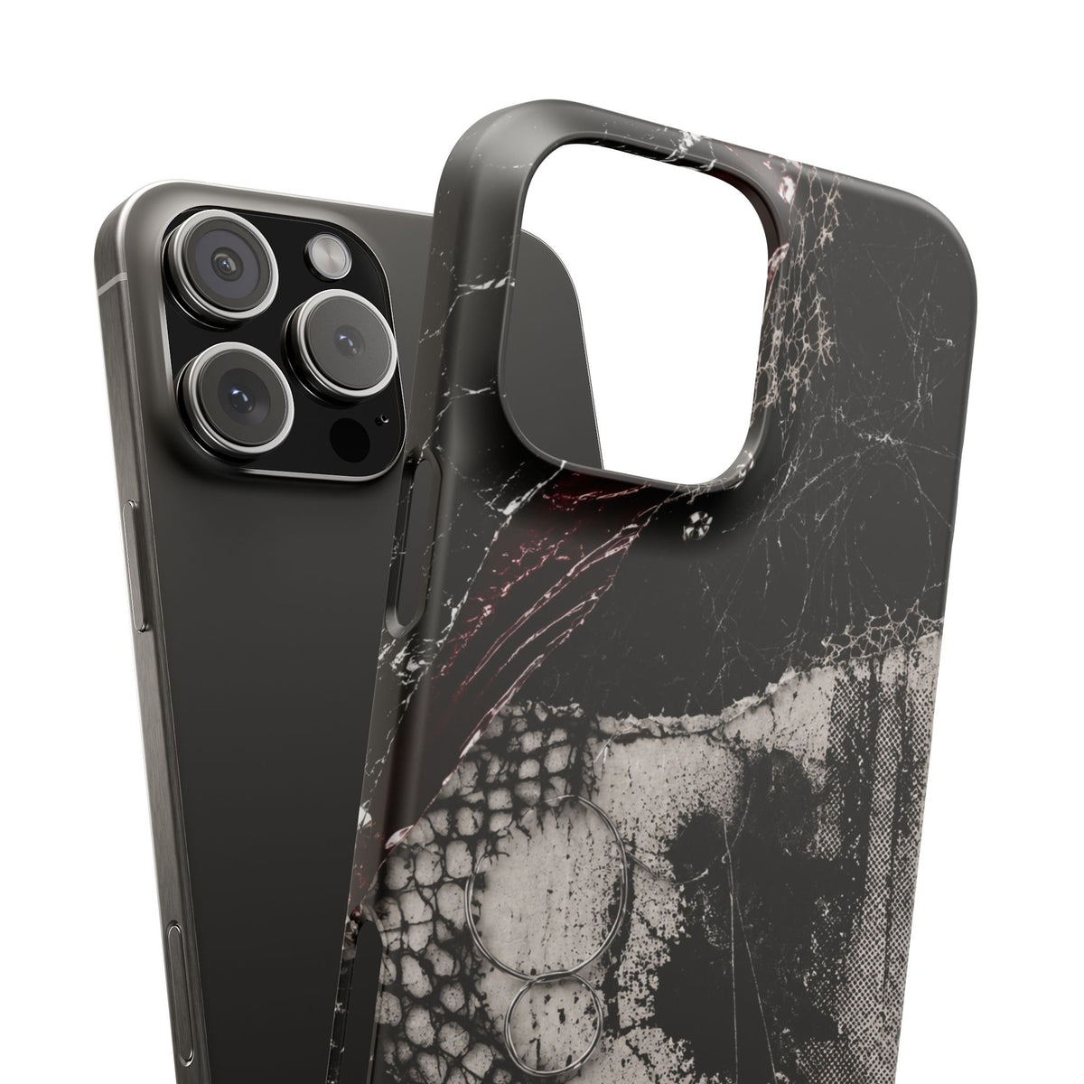 Midnight Static Snap Phone Case