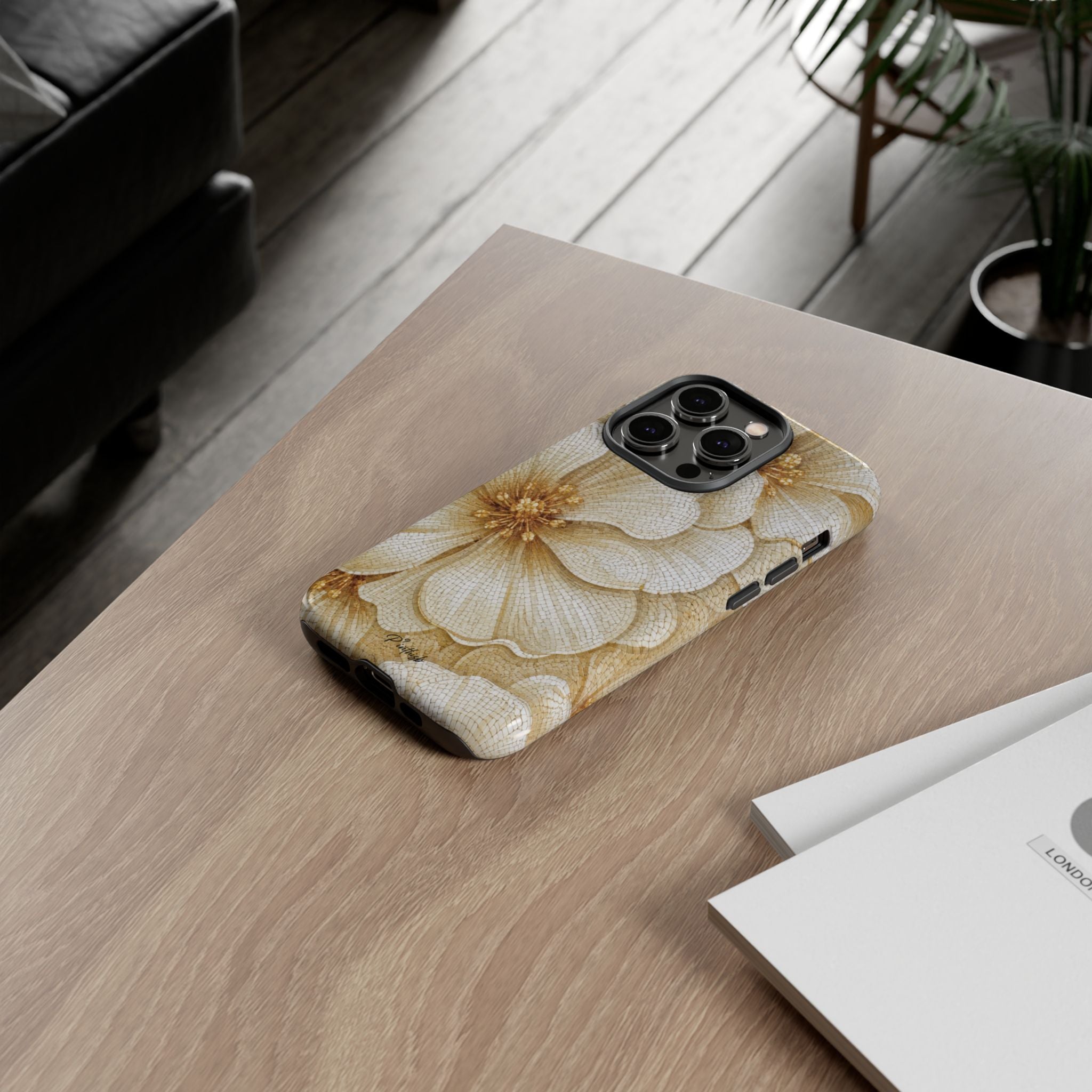 Floral Gold Bloom Tough Case