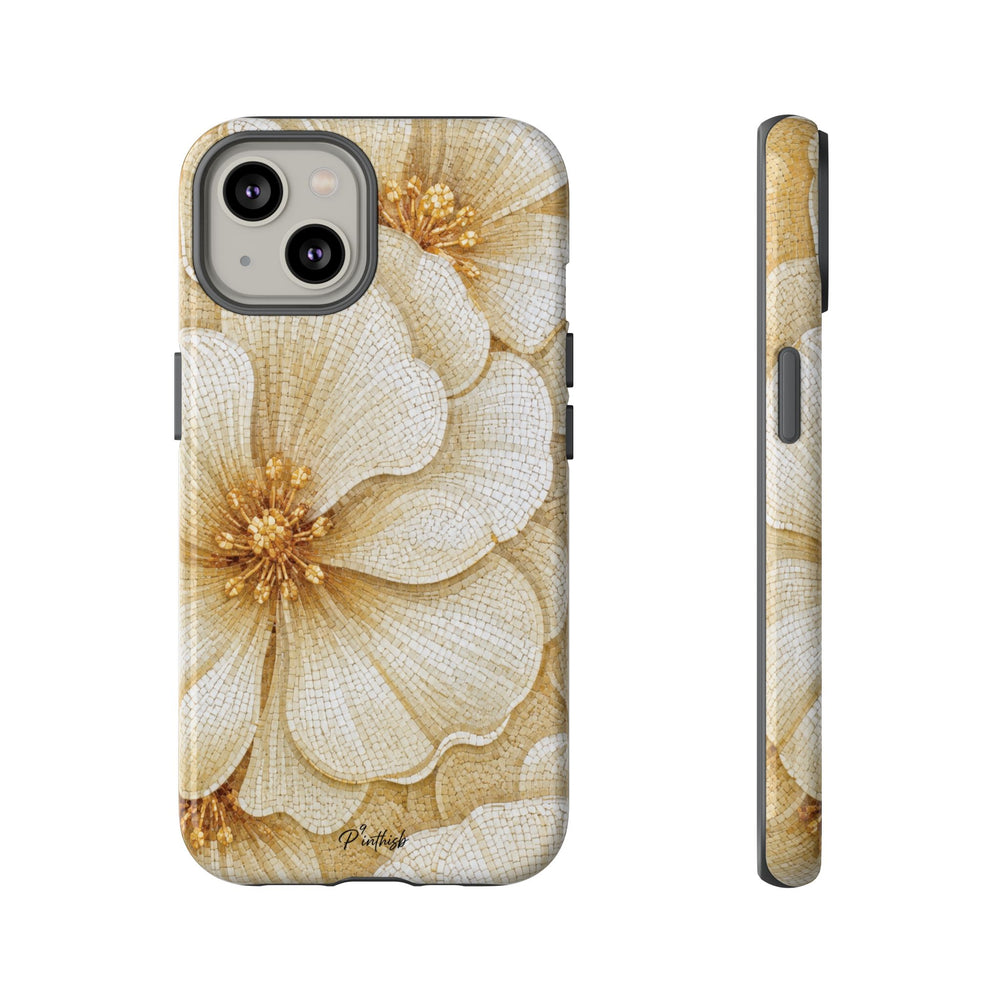 Floral Gold Bloom Tough Case