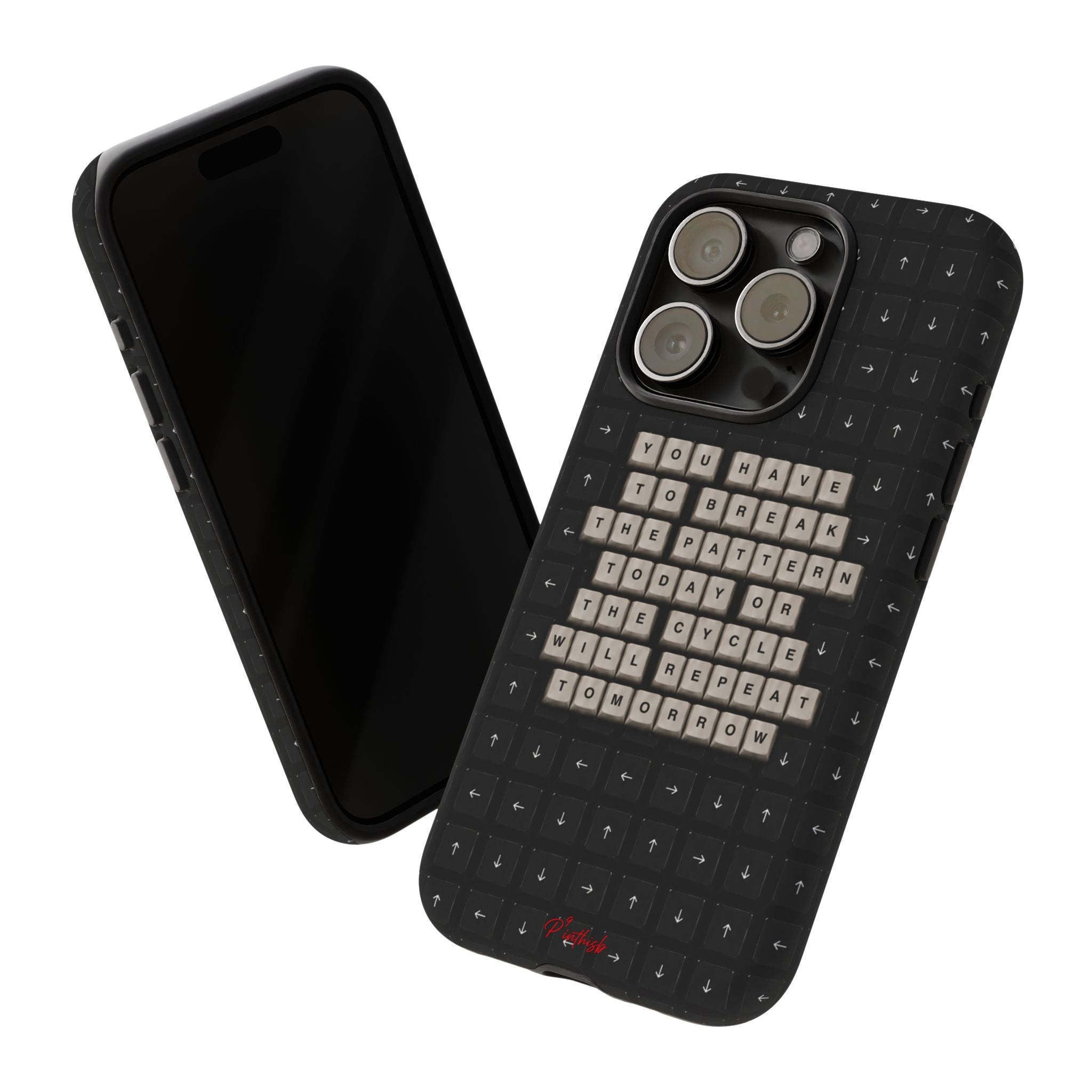 "Break the pattern" Keyboard Tough Case