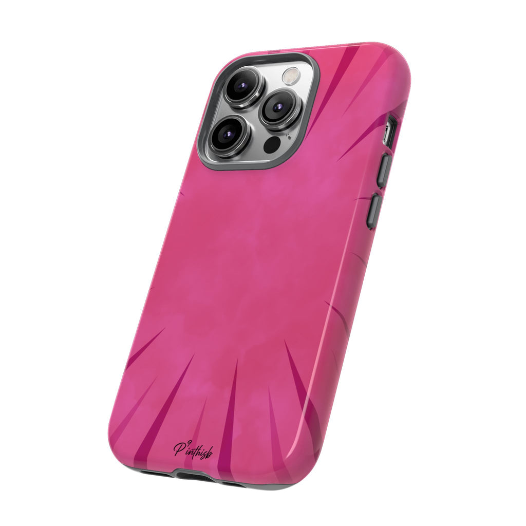 Pink Burst Tough Phone Case