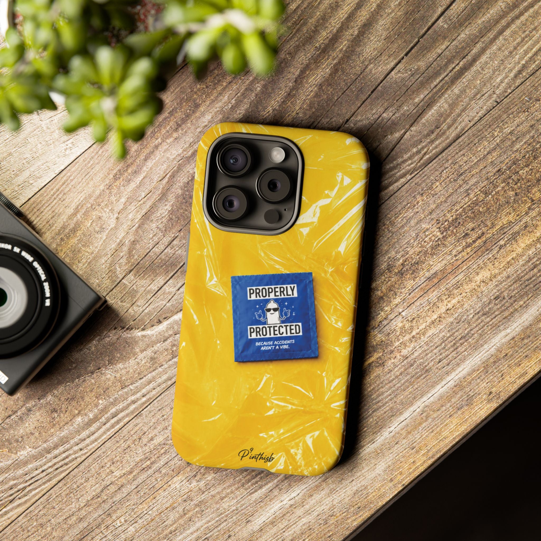 "Properly Protected" Graphic Phone Case