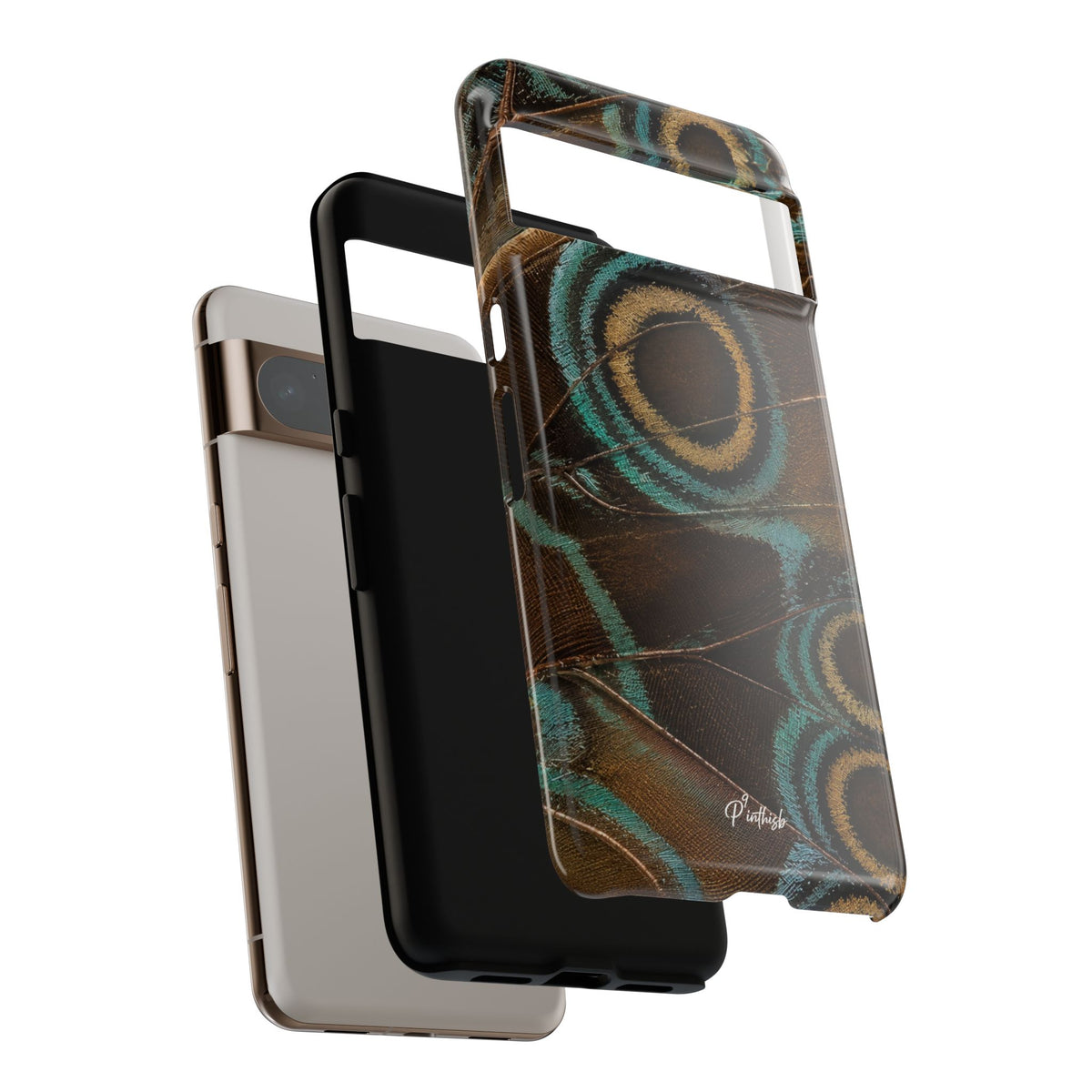 Peacock Feather Pattern Tough Case