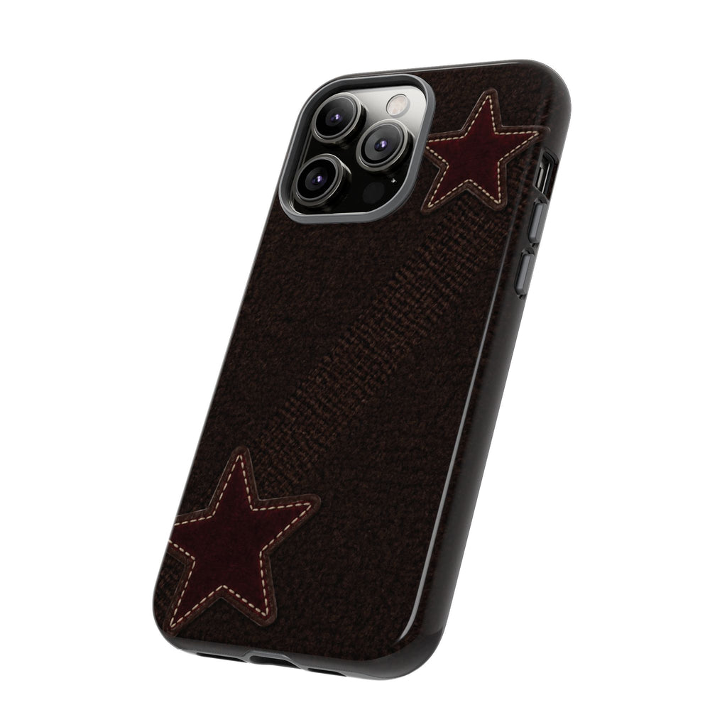 Rustic Stitched Star Phone Case