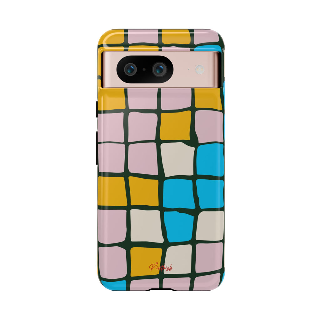Color Grid Tough Phone Case