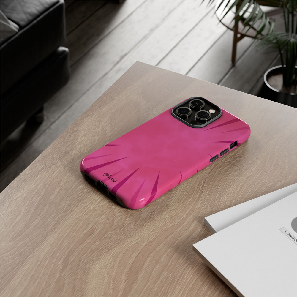 Pink Burst Tough Phone Case