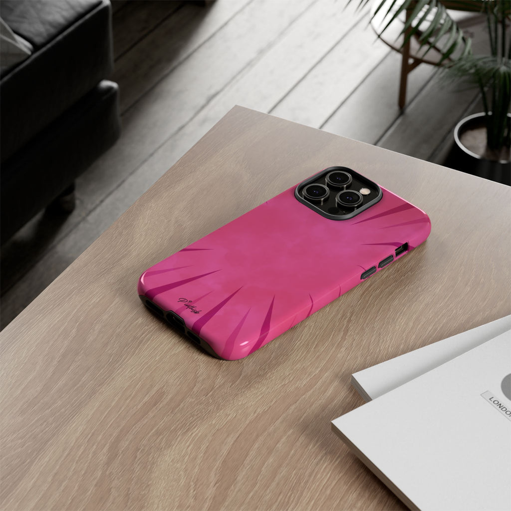 Pink Burst Tough Phone Case