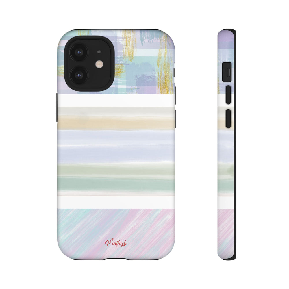 Pastel Stripe Tough Phone Case