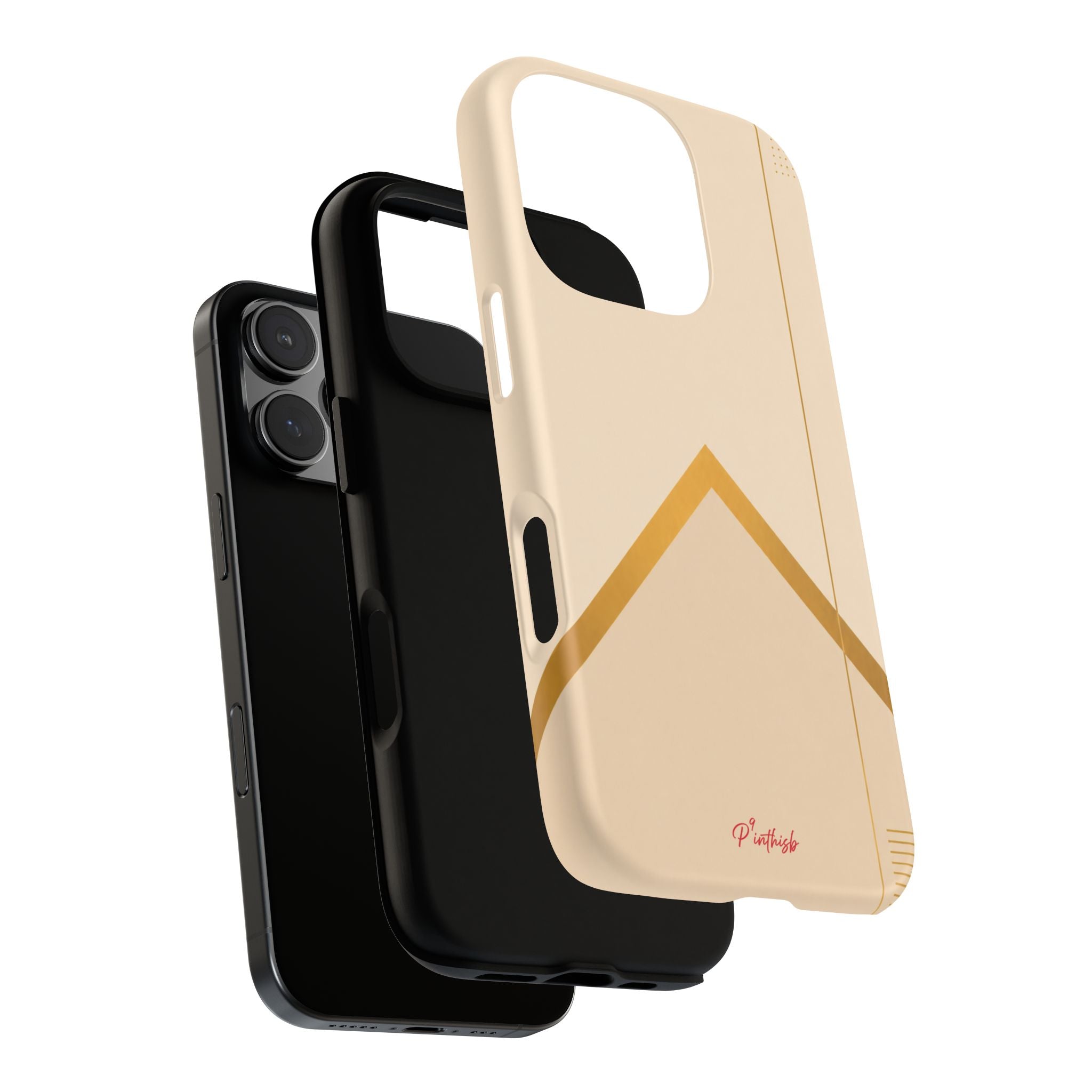 Gold Malboro Inspired Tough Phone Case