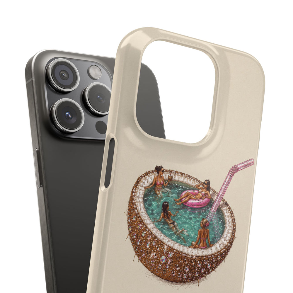 Coconut Pool Snap Phone Case