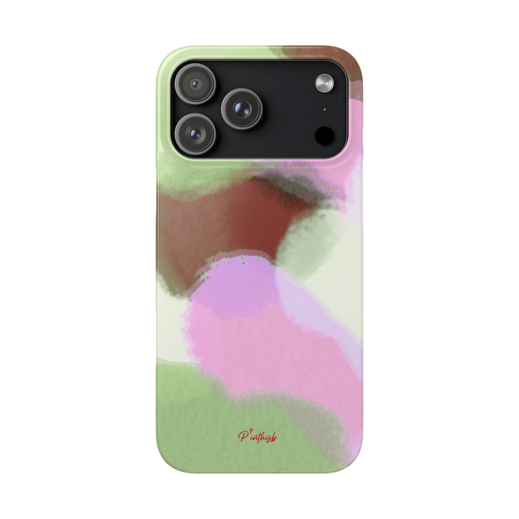 Abstract Pastel Camouflage Snap Phone Case