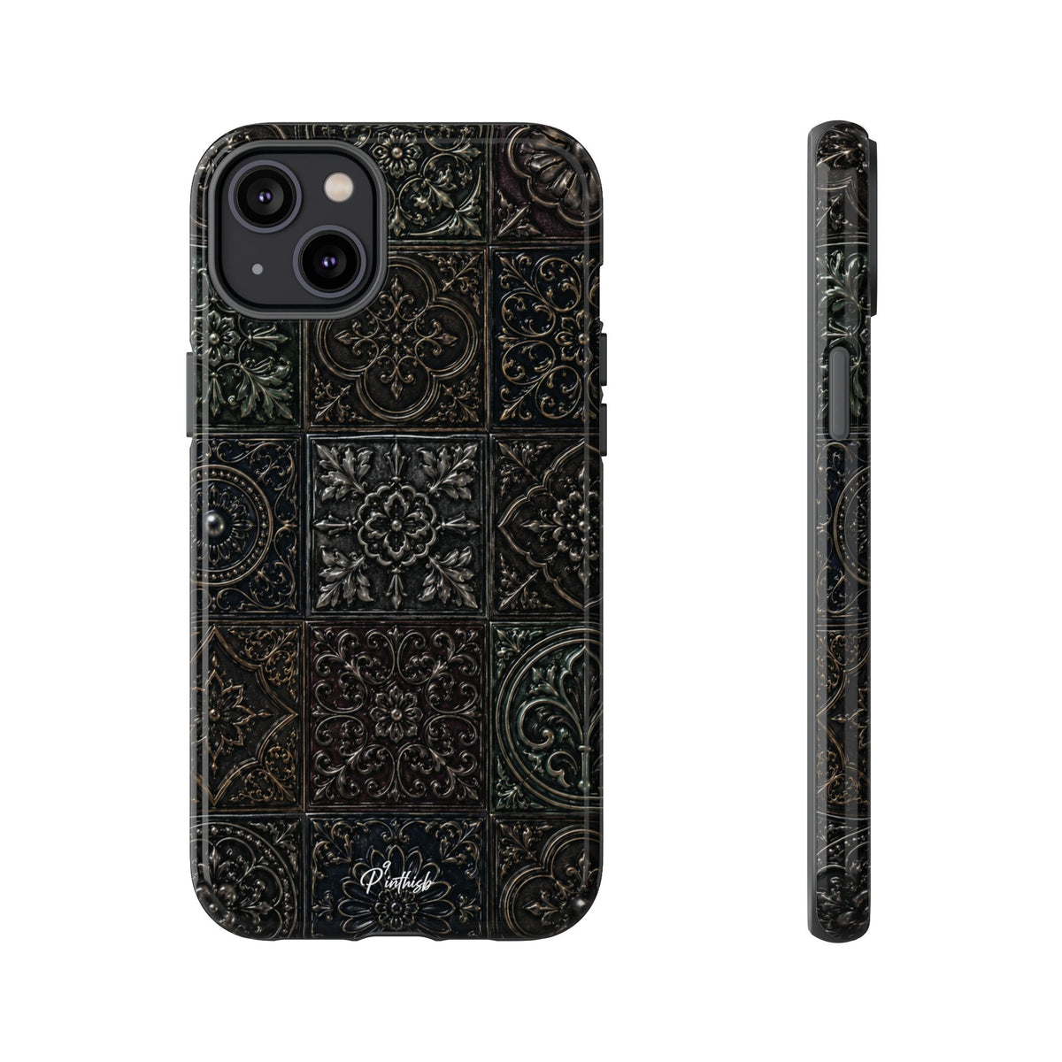 Mosaic Pattern Tough Phone Case