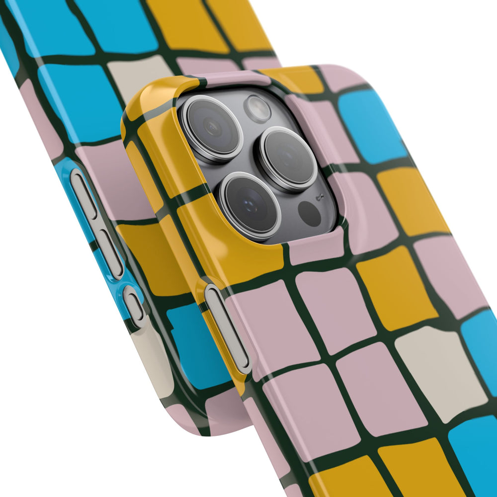 Color Grid Snap Phone Case