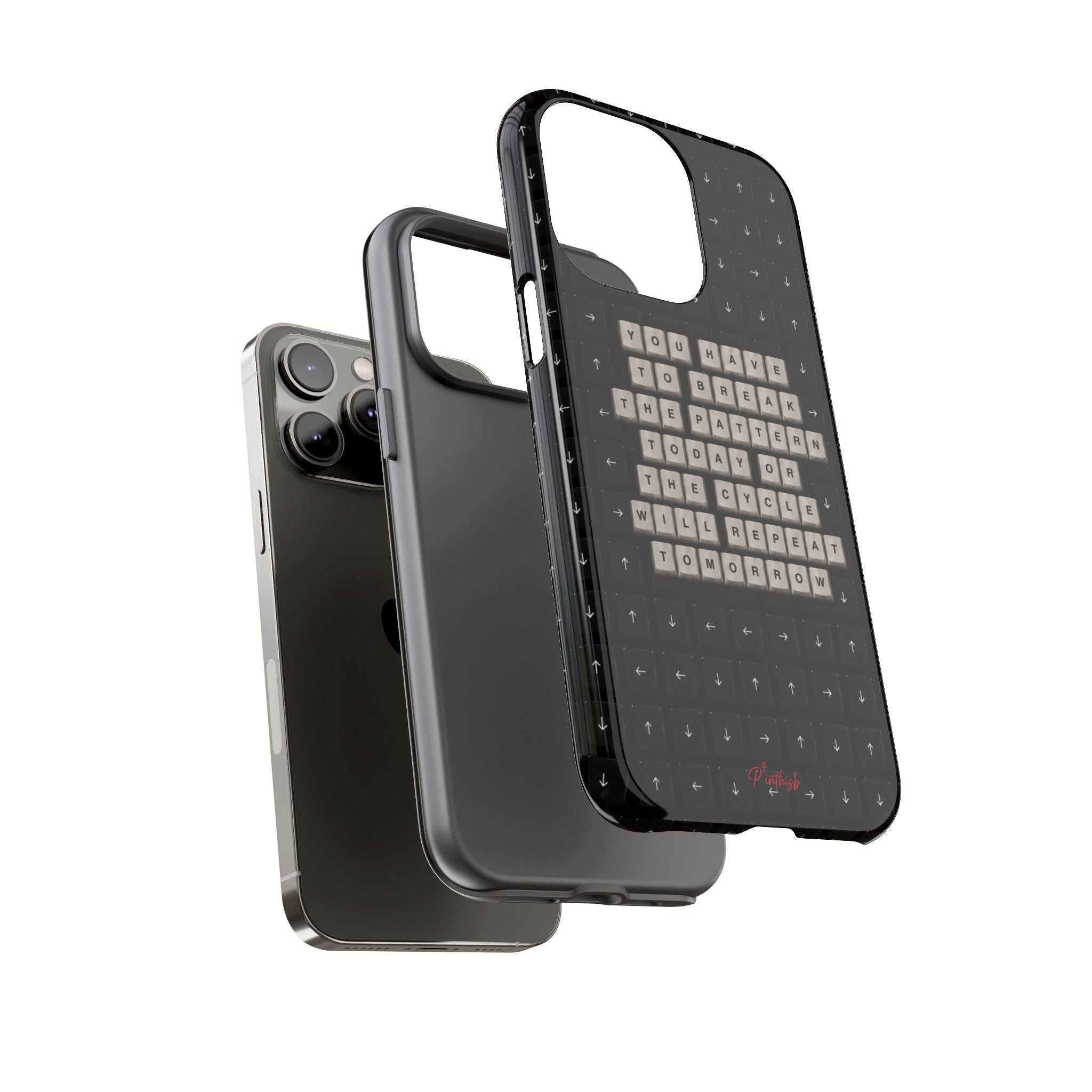 "Break the pattern" Keyboard Tough Case