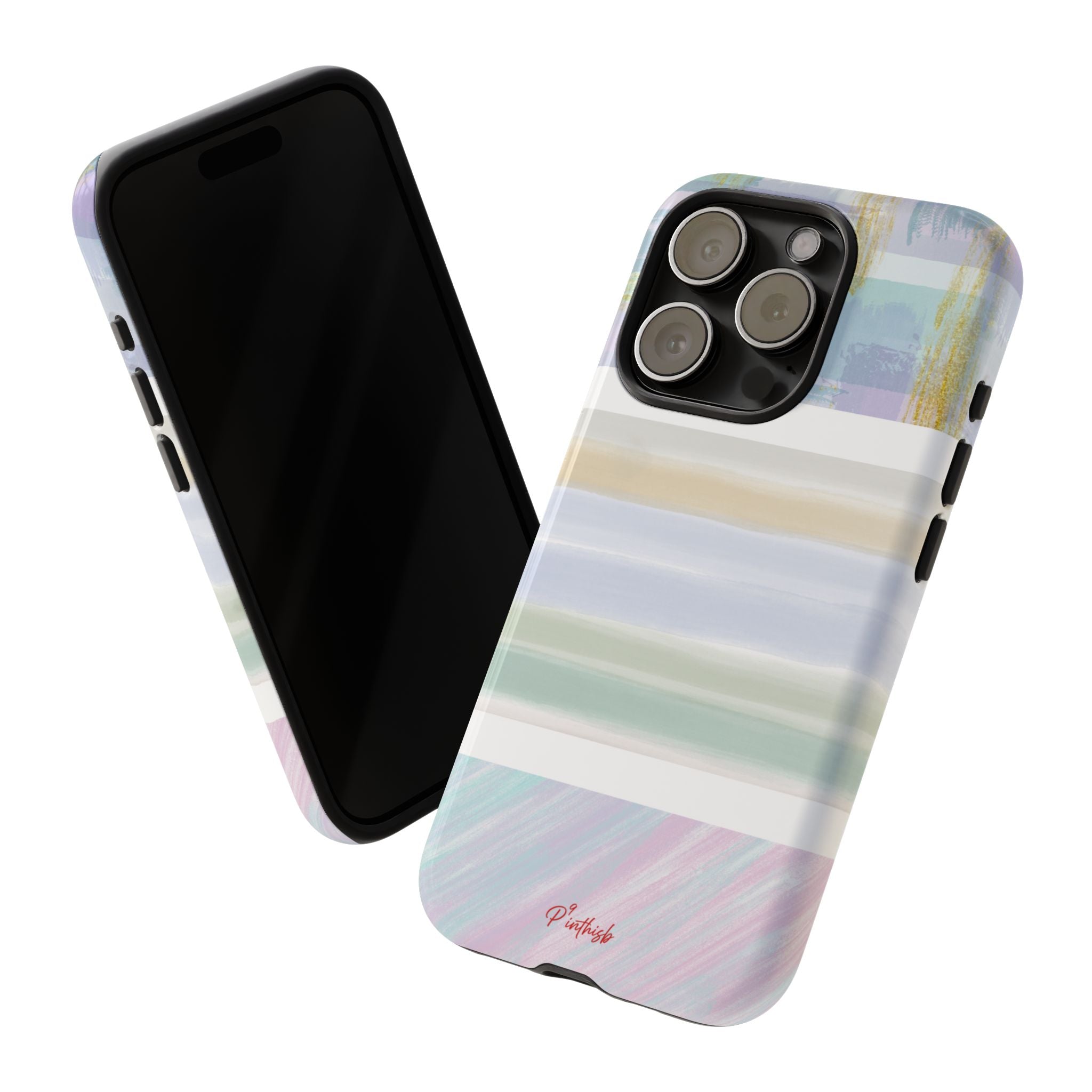 Pastel Stripe Tough Phone Case