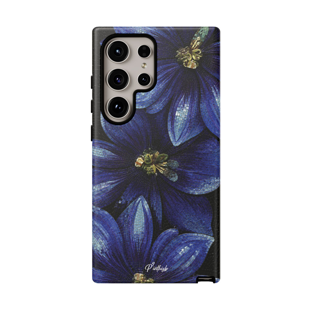 Blue Floral Tough Case
